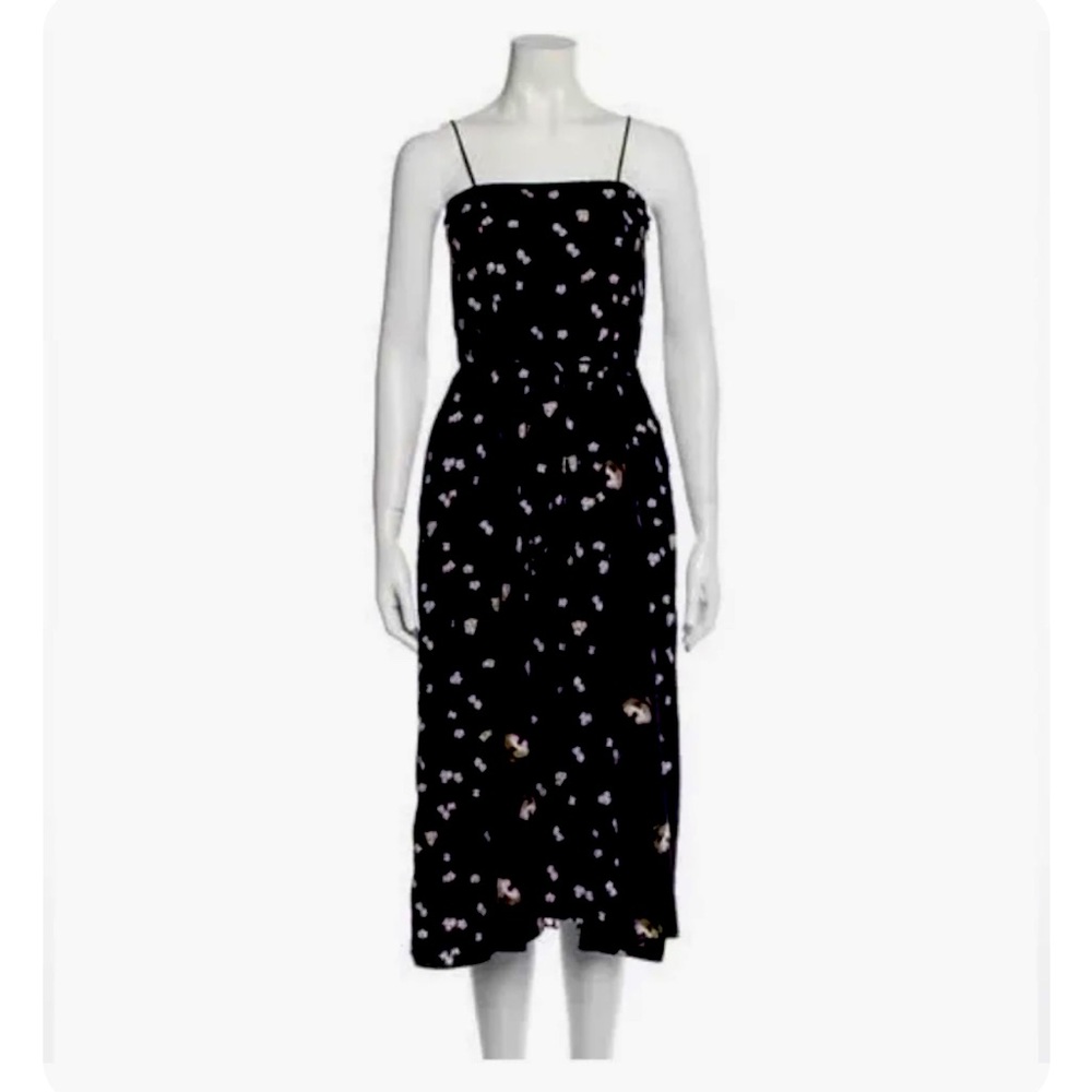 Vince Dress - Sz 2 - Navy w/ purple flowers